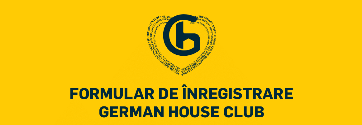 Formular de înregistrare German House Club
